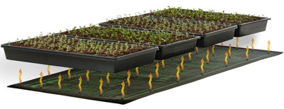 Hydrofarm Jump Start 107 Watt 48" x 20" Hydroponic UL Listed Seedling Heat Mat - VMInnovations