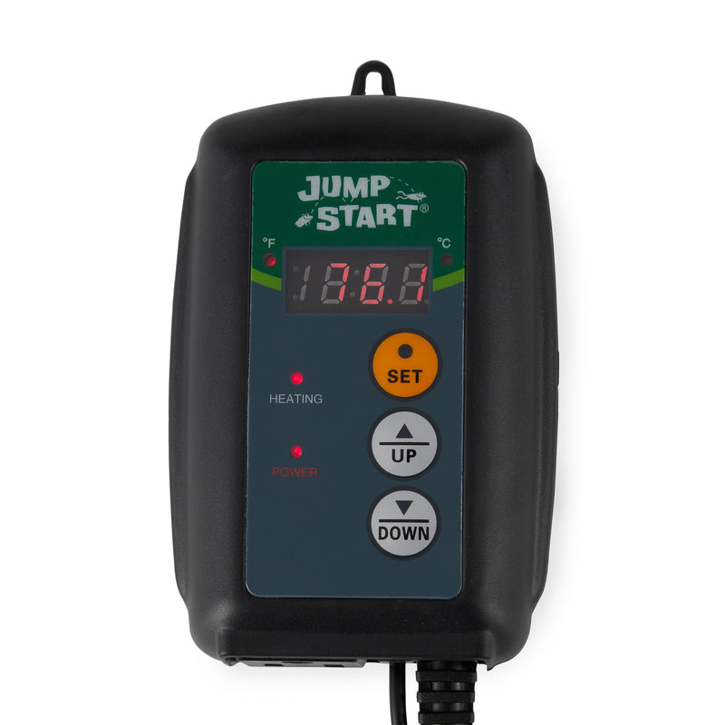 Hydrofarm Jump Start Hydroponic Seedling Heat Mat Digital Thermostat Controller