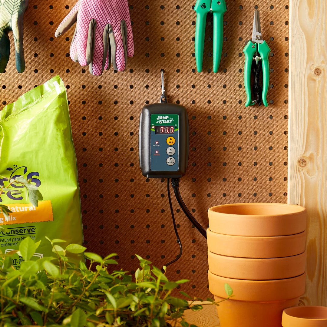 HYDROFARM Hydroponic Seedling Heat Mat Digital Temperature Controller - Open Box - VMInnovations