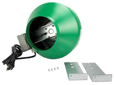 Hydrofarm ACDF6 Active Air 6 Inch Inline Hydroponic Fan with Mounts, 400 CFM