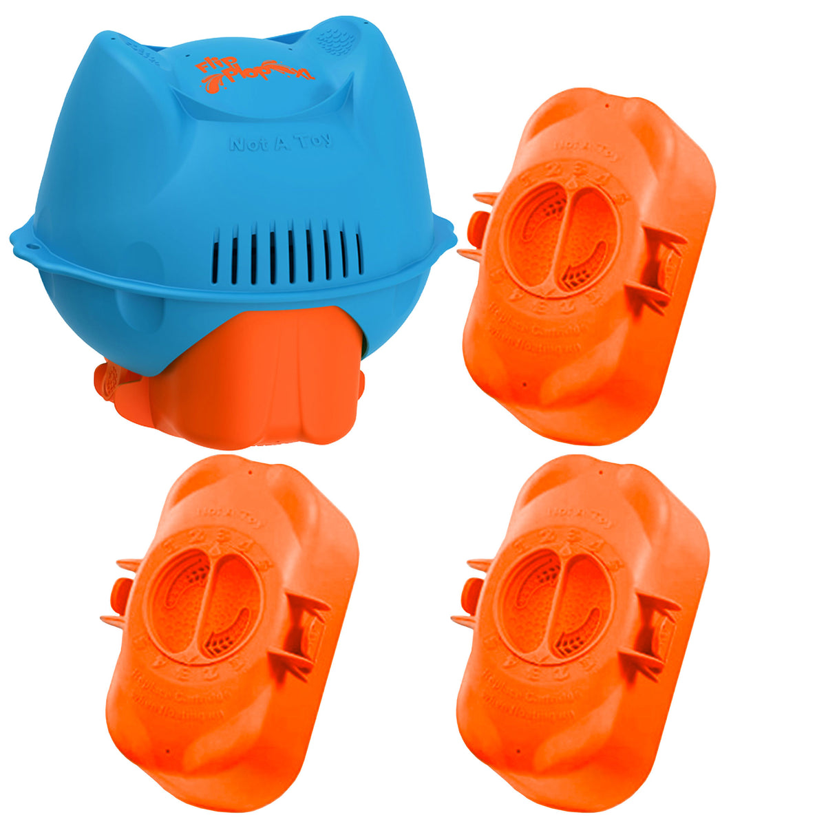 Hey! Cool Pool Flip Plop XL Floating Pool Care with Chlorine Cartridge Refill