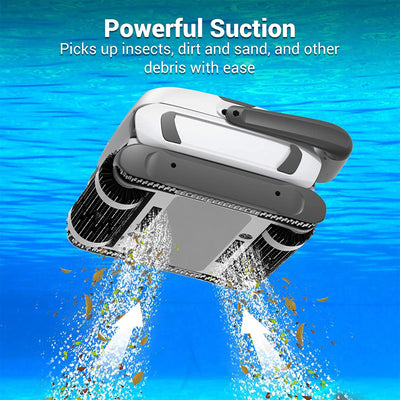 1200 Pro Automatic Robotic Wall Climbing Swimming Pool Cleaner (Damaged)