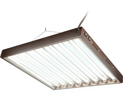 Agrobrite Designer T5 192W 2' 8-Tube Fluorescent Light Fixture w/ Bulbs (Used)