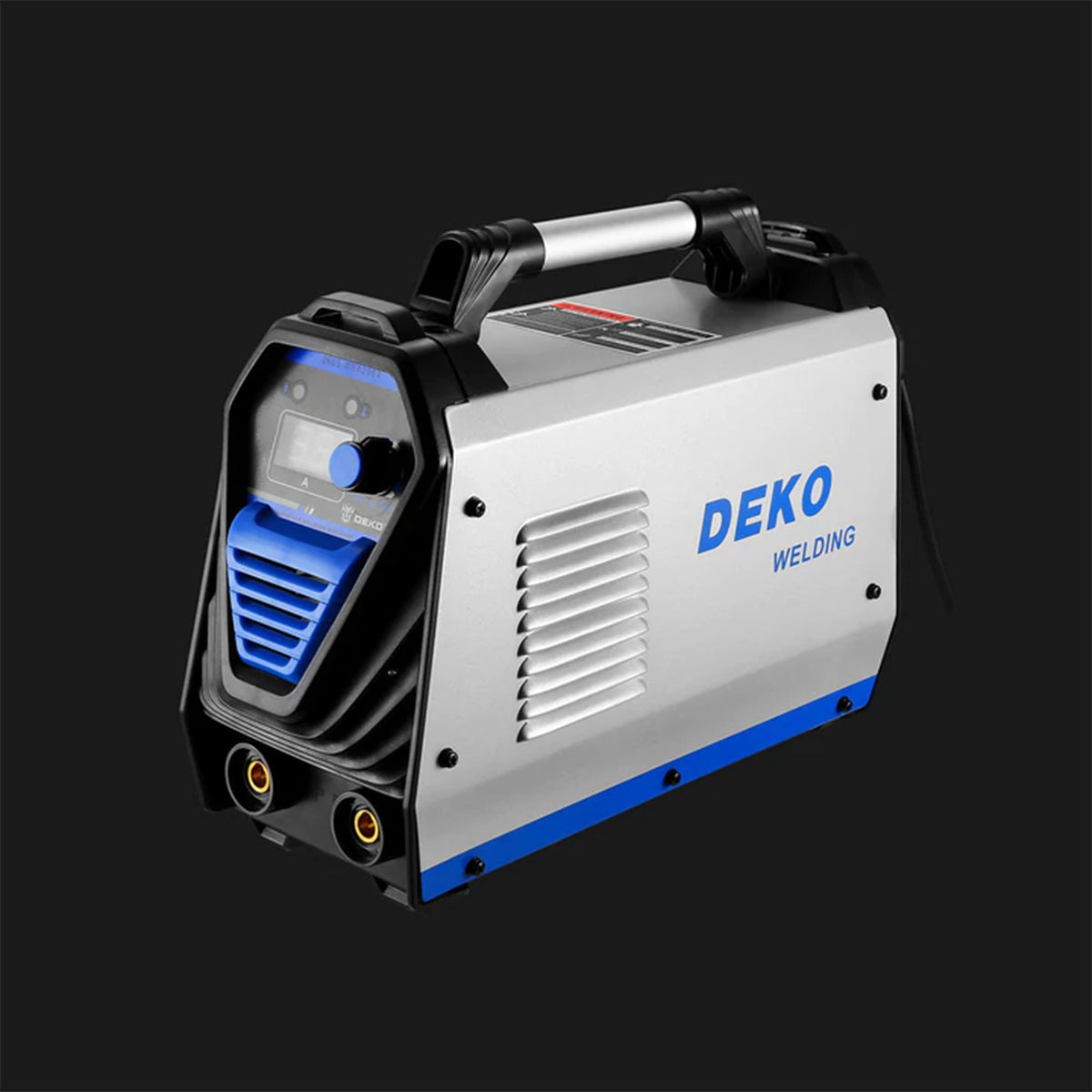 DEKO DKUS-MMA-200A Portable Lightweight Stick Arc Welding Machine, Blue & Silver