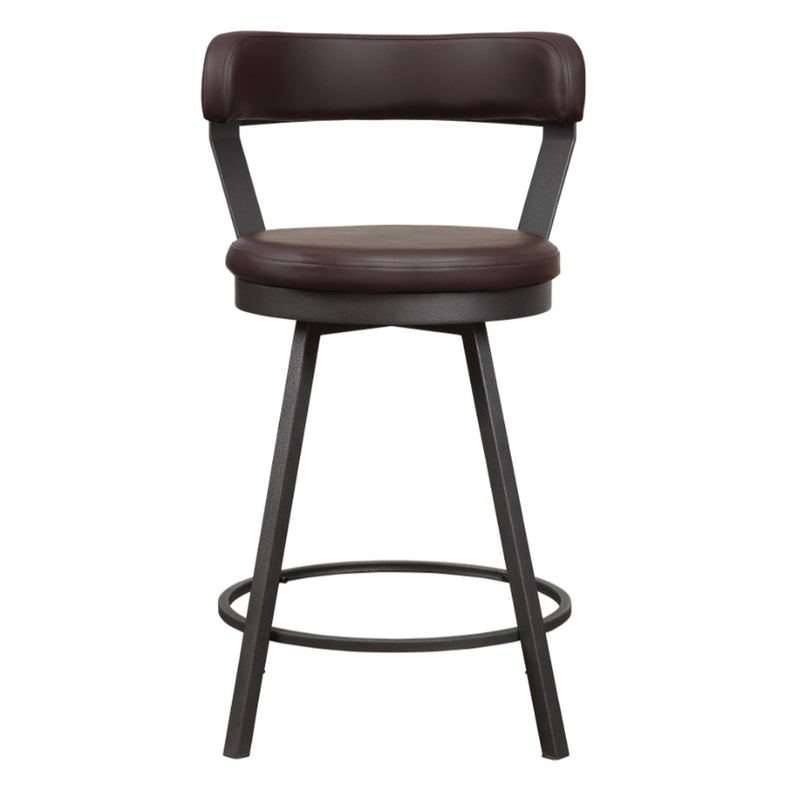 Appert Collection 24 Inch Swiveling Counter Stool, Set of 2, (Open Box)