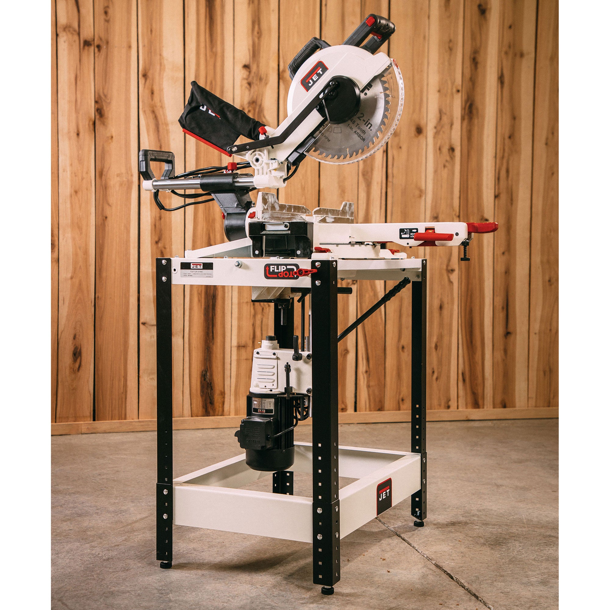 JET Flip Top Table for Benchtop Machines w/ 20 Inch L x 25 Inch W Work Surface