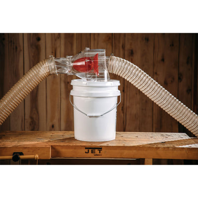 JET 717600 Cyclone Woodchip and Dust Bullet Separator for Filters and Impellers