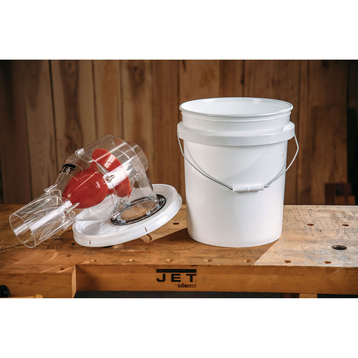 JET 717600 Cyclone Woodchip and Dust Bullet Separator for Filters and Impellers