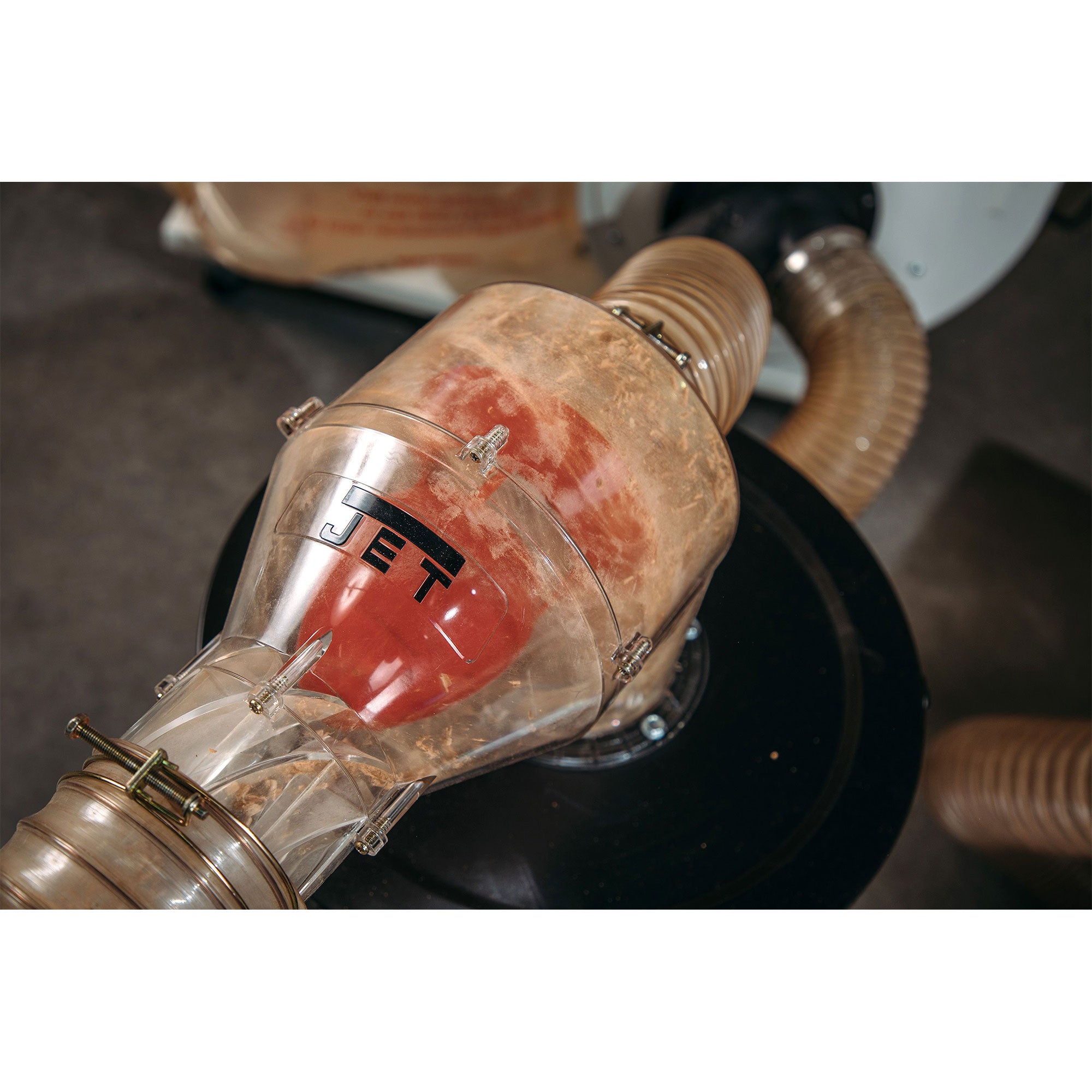 JET 717600 Cyclone Woodchip and Dust Bullet Separator for Filters and Impellers