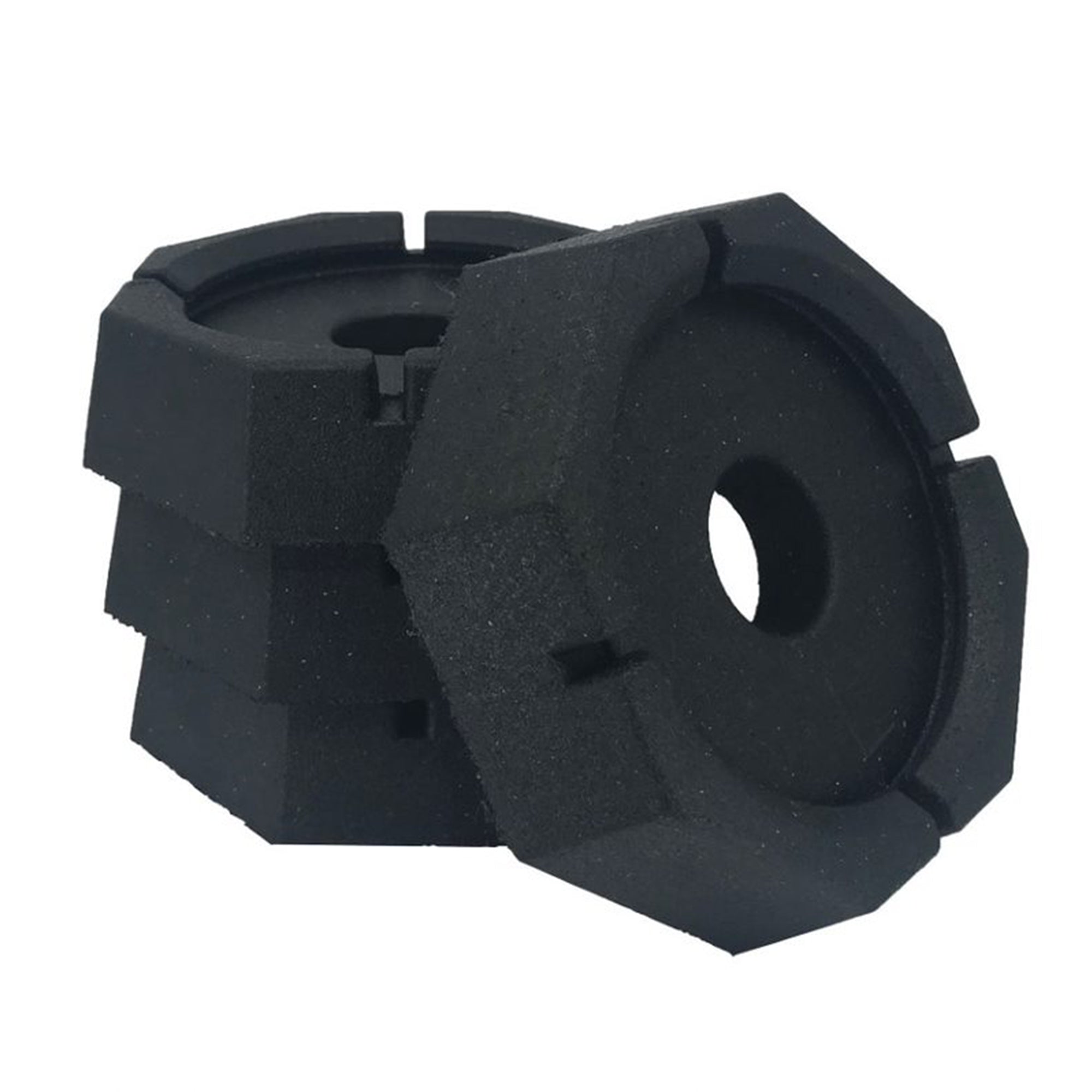 SnapPad Mini 5.5 Inch Permanent Rubber Truck Camper Leveling Jack Pads (4 Pack) - VMInnovations