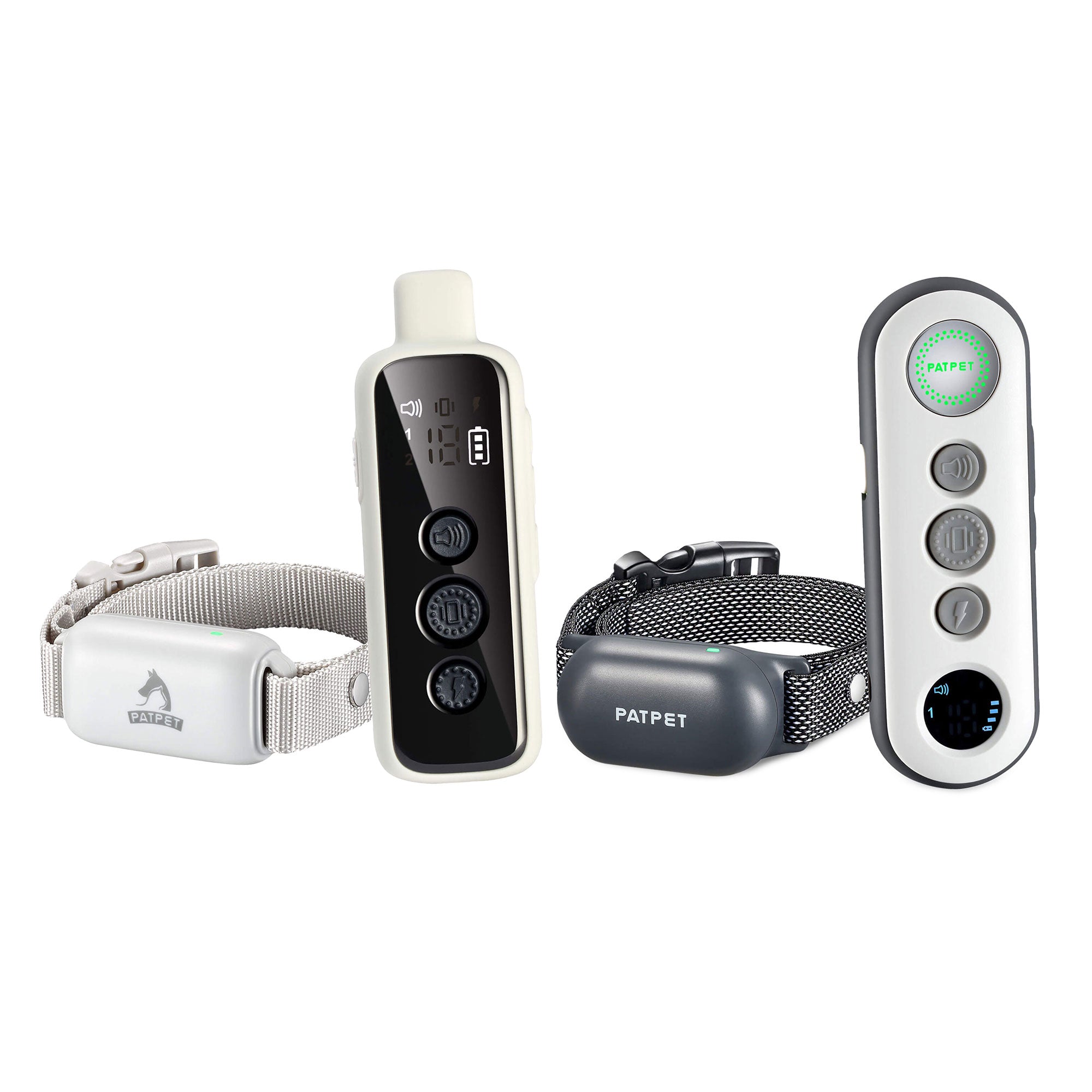 PATPET 680A & 650A Rechargeable Waterproof Dog Training Shock Collars, 130lb Max