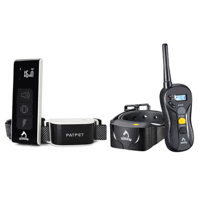 PATPET 650A Rechargeable Waterproof Training Collar with 640A Dog Shock Collar