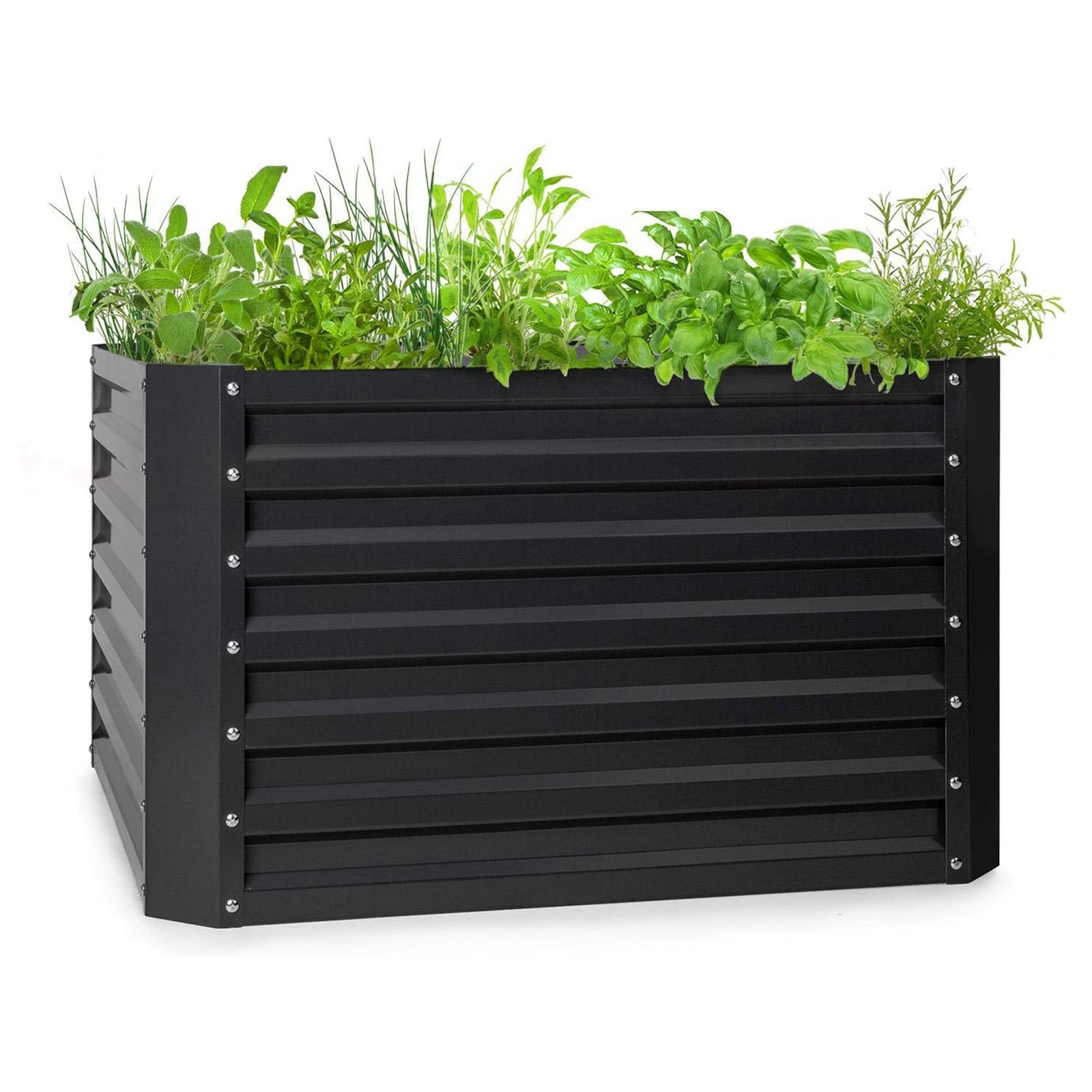 Blumfeldt 22x9x39" Outdoor Galvanized Steel Metal Raised Garden Bed (For Parts) - VMInnovations