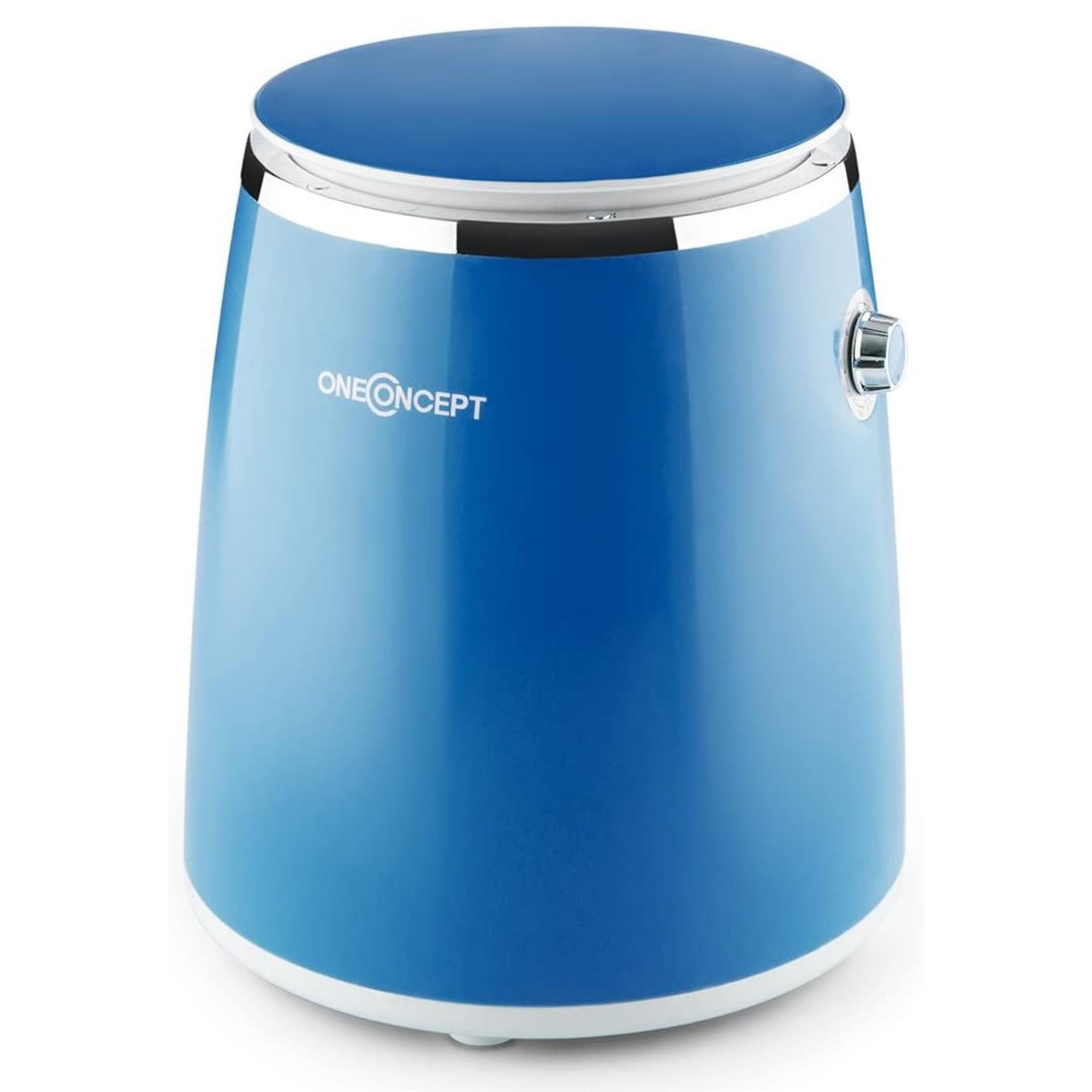 OneConcept Ecowash Pico Portable Compact Mini Top Loading Washing Machine, Blue
