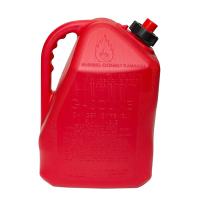 Midwest Can Company Pro Line 5 Gal Gasoline Can Container w/ Spout, Red (4 Pack)