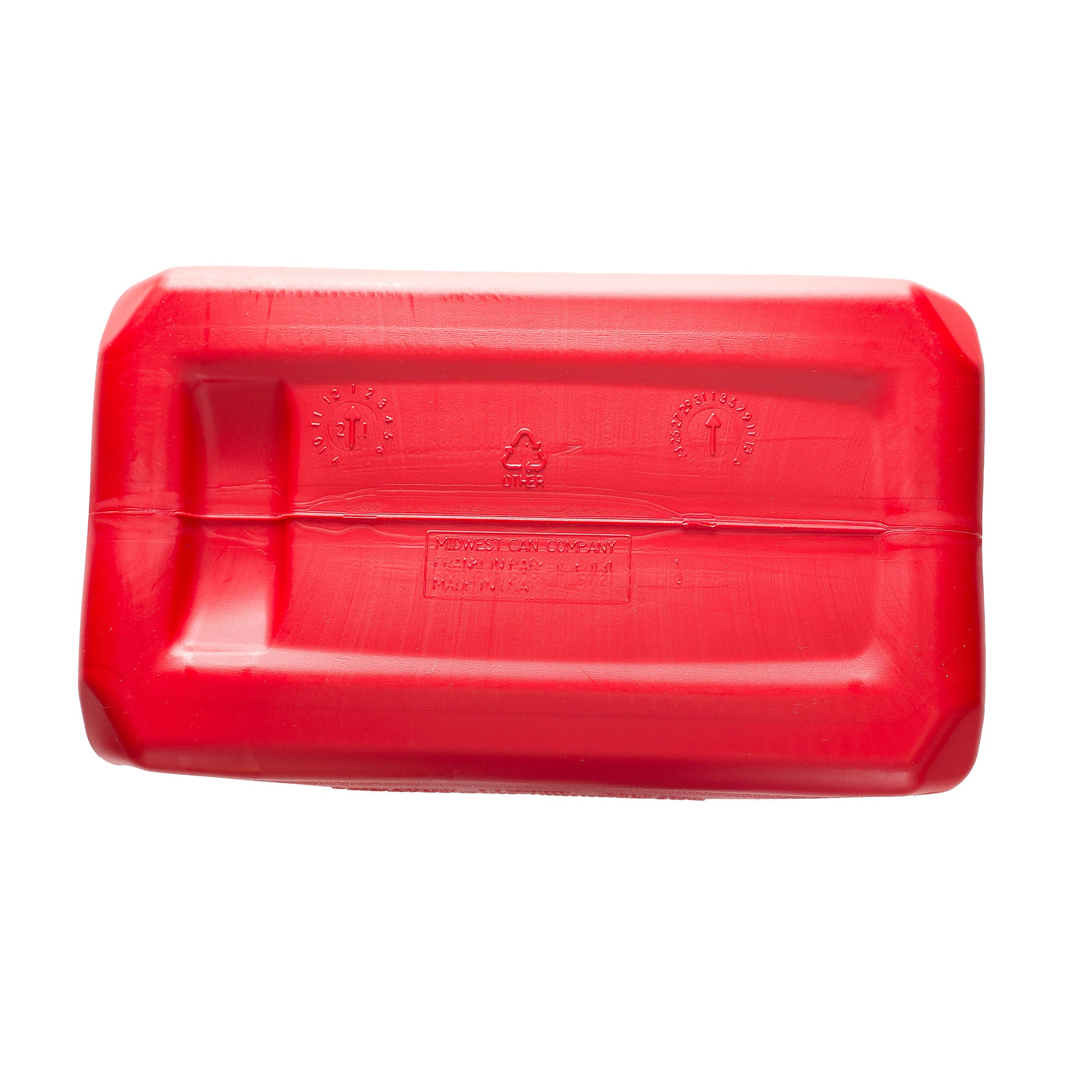 Midwest Can Company Military Style Gas Can with Quick Flow Spout, 5 Gallons, Red - VMInnovations