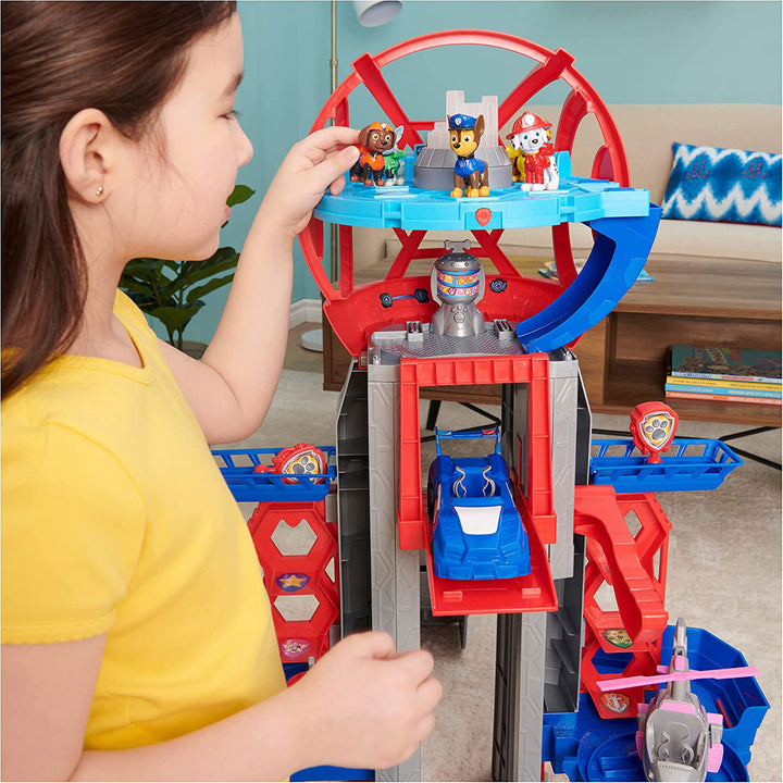 Spin Master Paw Patrol 3' Transforming Adventure City Headquarters Tower, 3 & Up