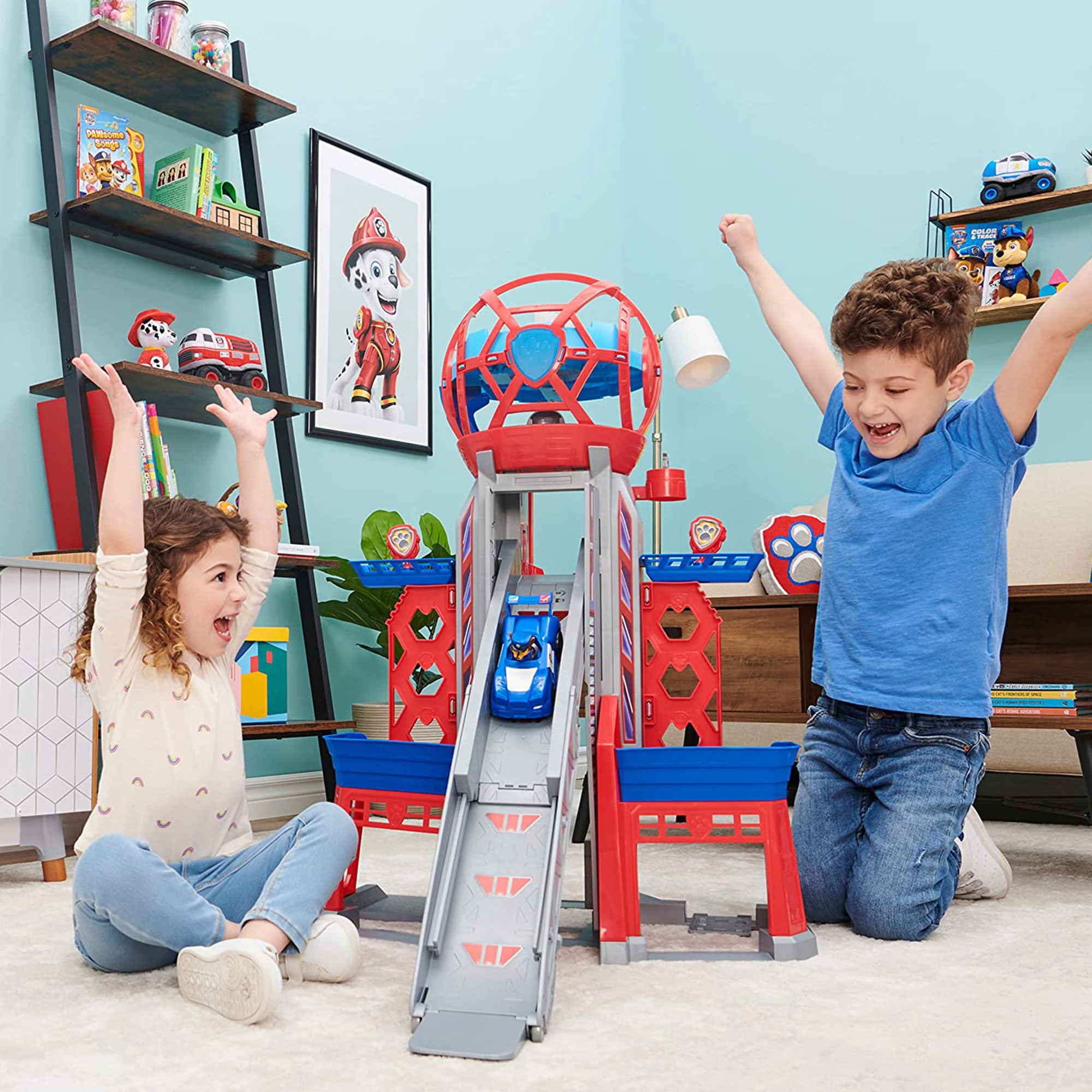 Paw Patrol 3' Transforming Adventure City Headquarters Tower, 3 & Up (Used) - VMInnovations