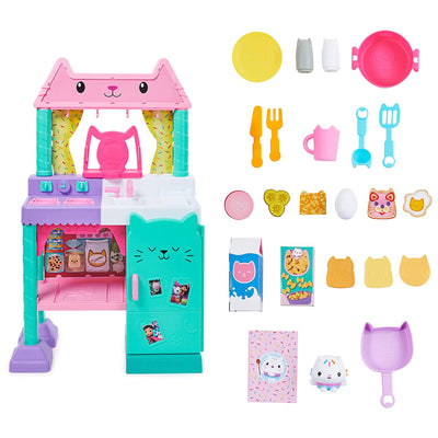Spin Master Gabby's Dollhouse Kitchen w/Accessories & Play Food(For Parts) - VMInnovations