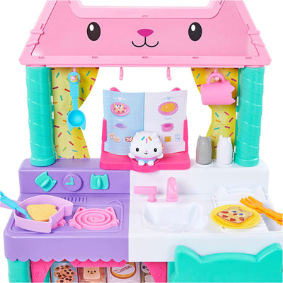 Spin Master Gabby's Dollhouse Kitchen w/Accessories & Play Food(For Parts)