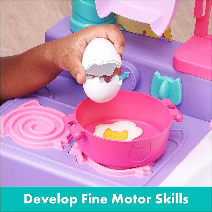 Gabby's Dollhouse Cakey Kitchen Playset w/ Accessories and Play Food (Used)