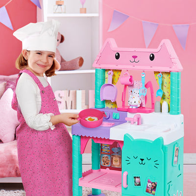Spin Master Gabby's Dollhouse Kitchen w/Accessories & Play Food(For Parts) - VMInnovations