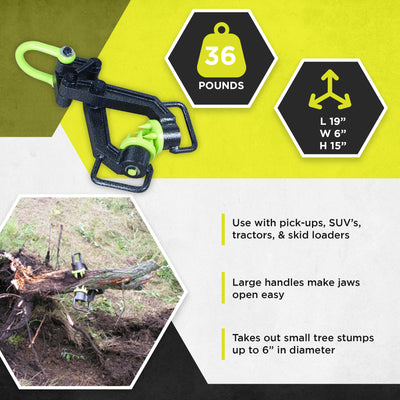 Brush Grubber XTREME Plus Brush & Tree Stump Puller and Remover,  (Used) - VMInnovations