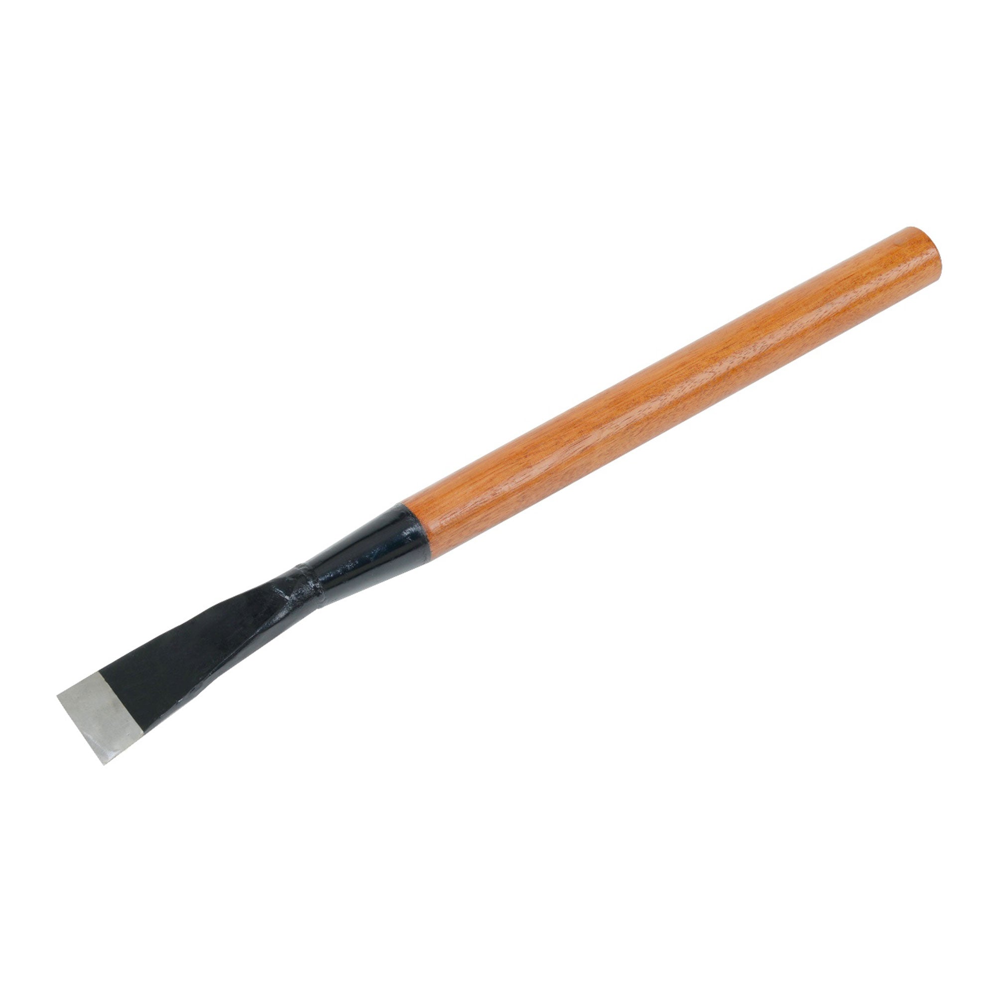 Timber Tuff 24 Inch Steel Bark Spud with Wooden Handle for Debarking Logs (Used) - VMInnovations