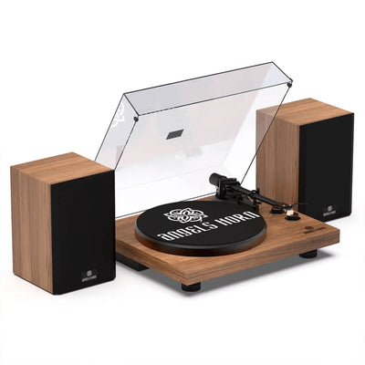 Angels Horn Vinyl Record Player w/ Speakers & Phono Preamp (For Parts) - VMInnovations