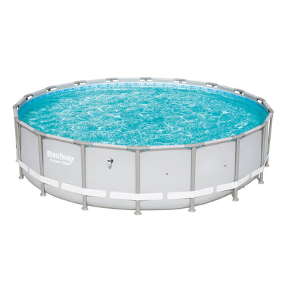 Bestway Power Steel 18ft x 48in Round Above Ground Swimming Pool Frame (2 Pack)