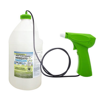 Mosquito Magician Battery Sprayer w/ 2 Gallons Natural Mosquito Killer Repellent
