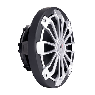 MB Quart NPW-254 Nautic Premium 10" 600W 4 Ohm Shallow Subwoofer Boat Speaker - VMInnovations