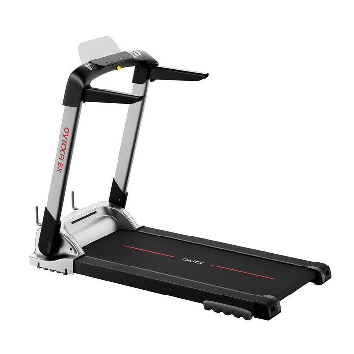 OVICX Quiet Portable Folding Flex Treadmill w/ Bluetooth & Fitness Tracking App - VMInnovations