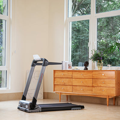 Quiet Portable Folding Flex Treadmill w/ Bluetooth & Fitness Tracking App (Used) - VMInnovations