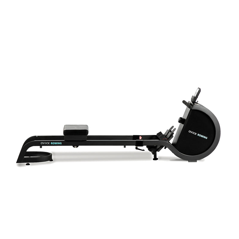 OVICX Foldable Home Rower w/Adjustable Foot Plate & Extra Long Track(Open Box)