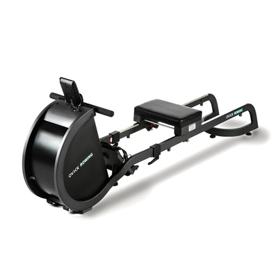 OVICX Foldable Home Rower w/Adjustable Foot Plate & Extra Long Track(Open Box)