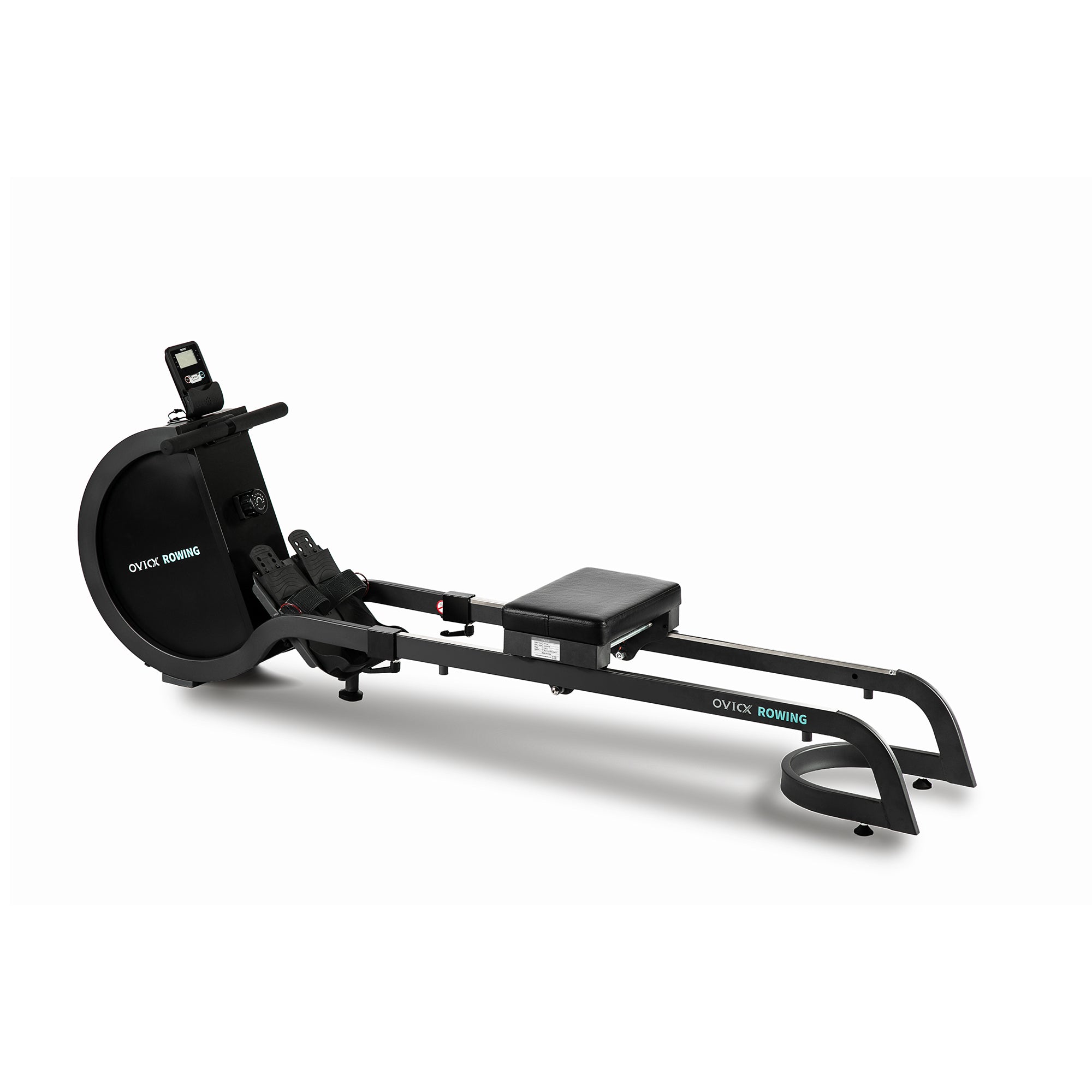 OVICX Foldable Home Rower w/Adjustable Foot Plate & Extra Long Track(Open Box) - VMInnovations