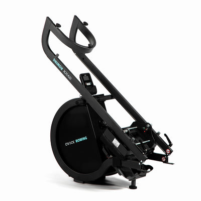 OVICX Foldable Home Rower w/Adjustable Foot Plate & Extra Long Track(Open Box) - VMInnovations