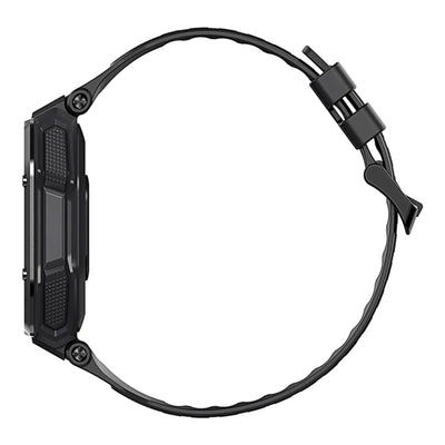 KOSPET ROCK Rugged Waterproof Smartwatch with 1.69 Inch Display Screen, Black