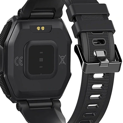 KOSPET ROCK Rugged Waterproof Smartwatch with 1.69 Inch Display Screen, Black
