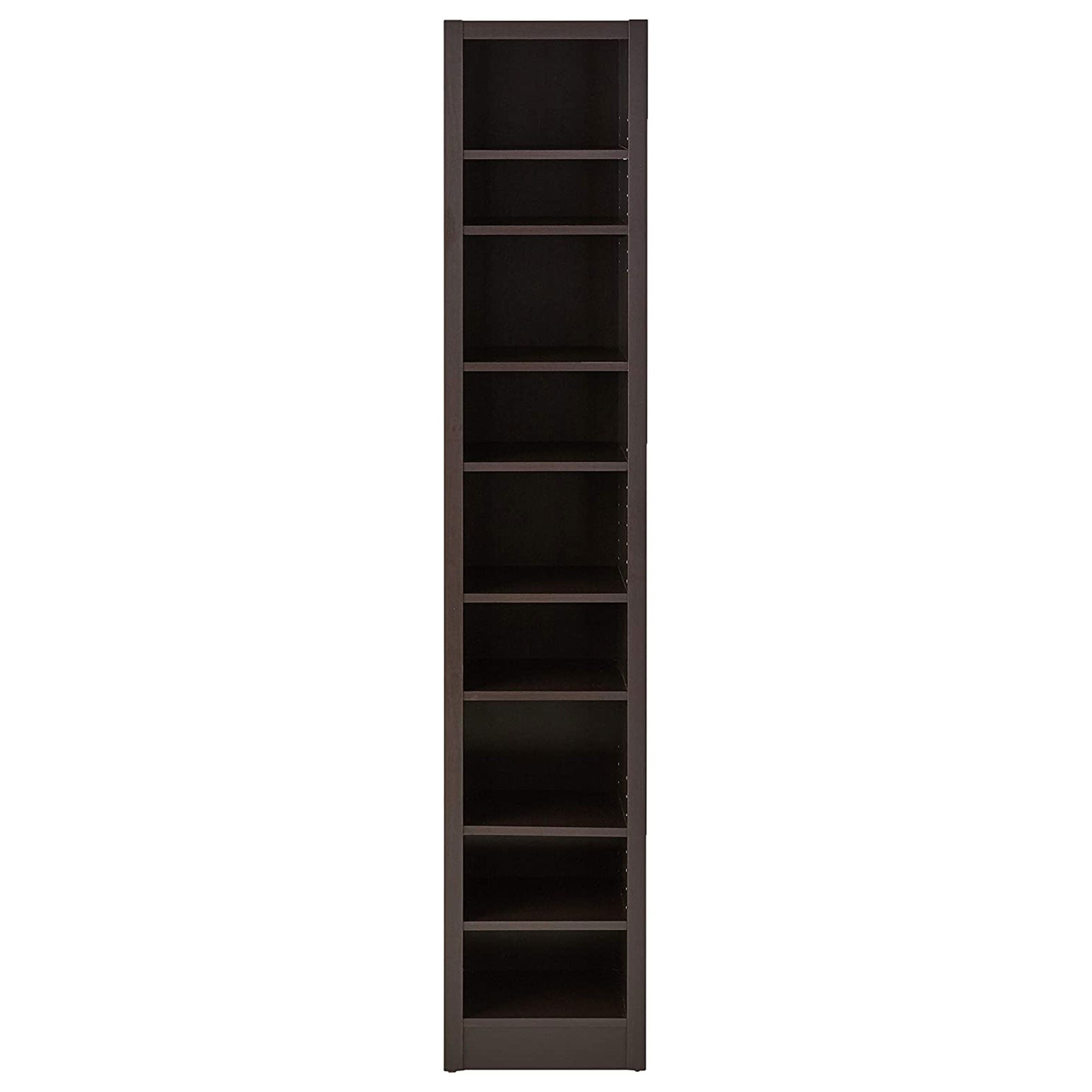 Coaster Home Furnishings 9-Shelf Narrow Wooden Bookcase, Cappuccino (Used) - VMInnovations
