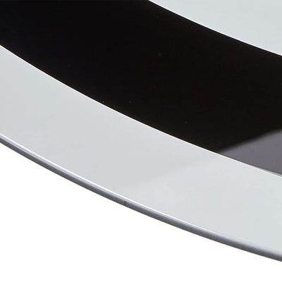 Coaster Home Furnishings Tempered Glass Top Coffee Table, Chrome/Black (Used) - VMInnovations