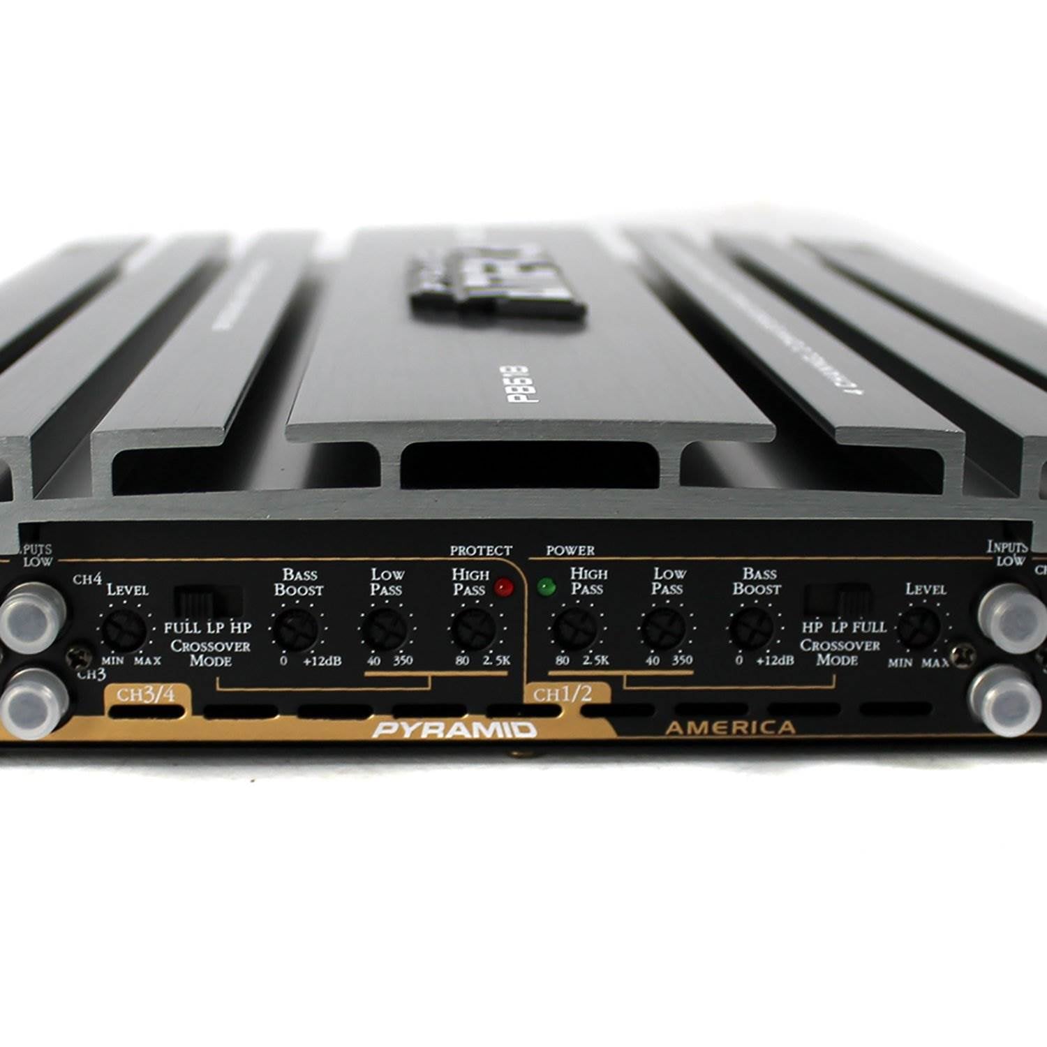 Pyramid 2000 Watt 4 Channel MOSFET Power 2 Ohm Stable Car Amplifier | PB618