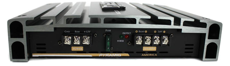 Pyramid PB918 2000W 2 Channel Car Audio Amplifier Power Amp Bridgeable MOSFET