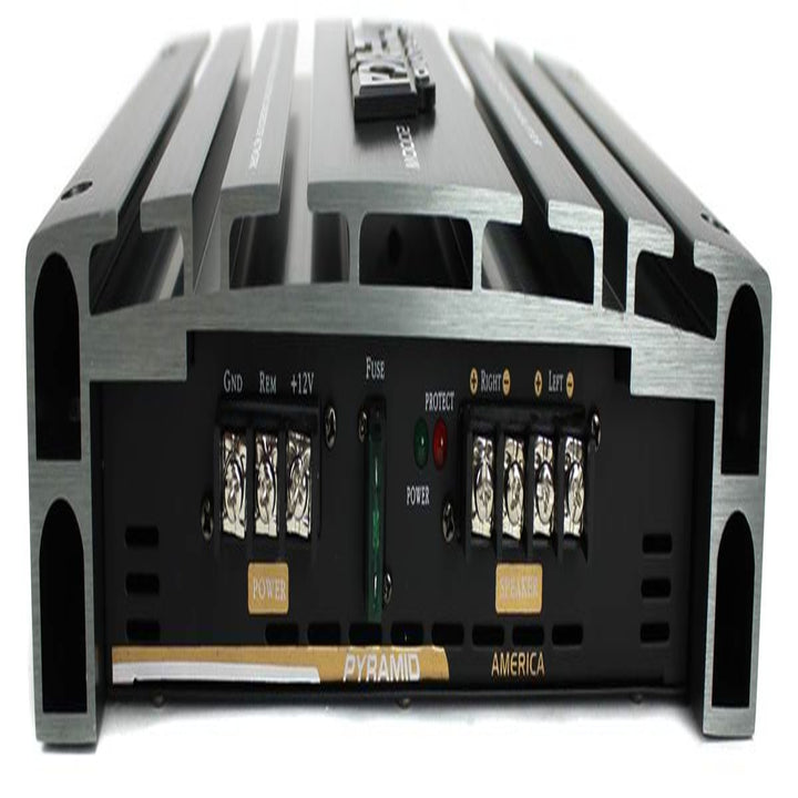 Pyramid 2000W 2 Channel Car Audio Amplifier Power Bridgeable MOSFET (Open Box) - VMInnovations