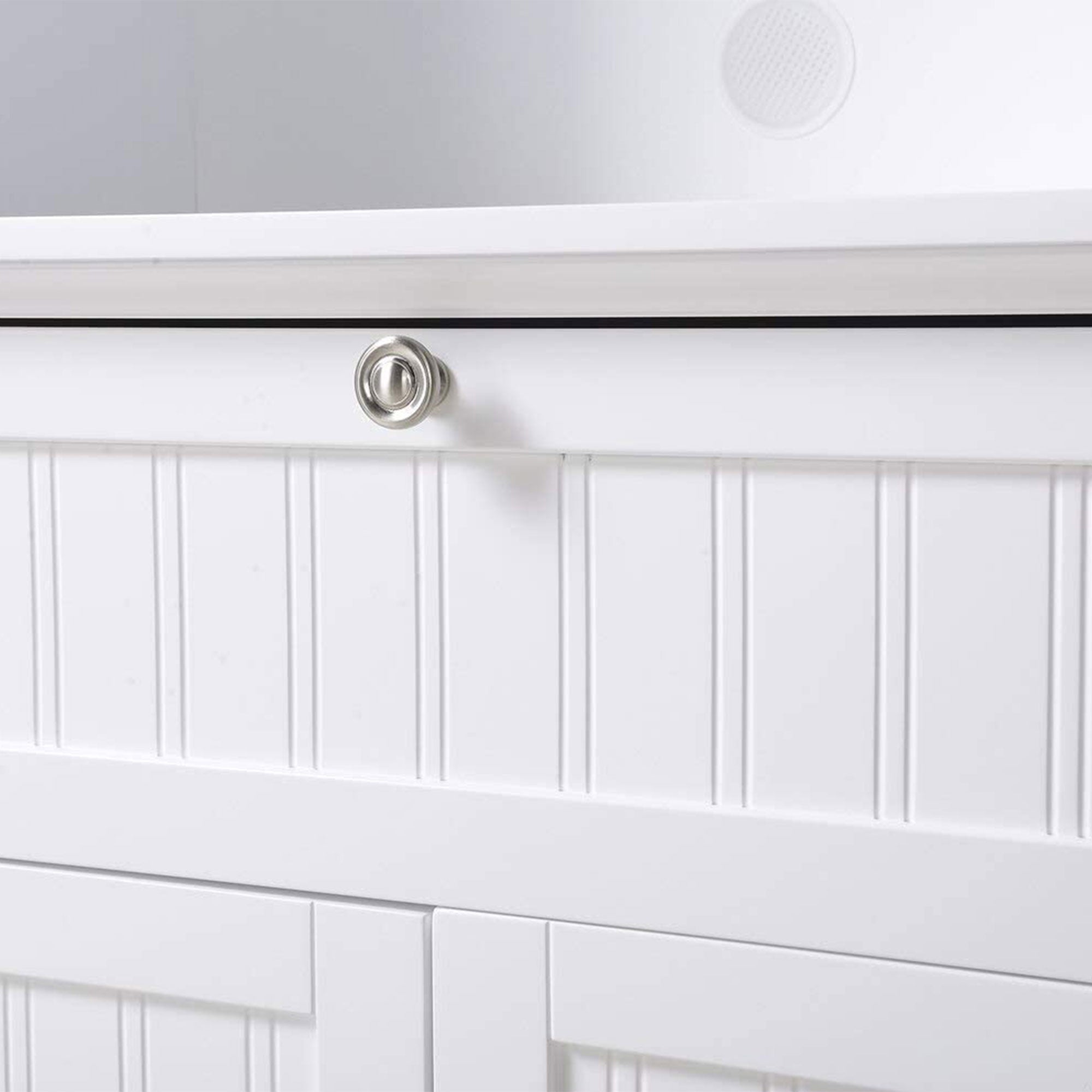 American Furniture Classics OS Home & Office Wooden Buffet & Hutch, White (Used) - VMInnovations