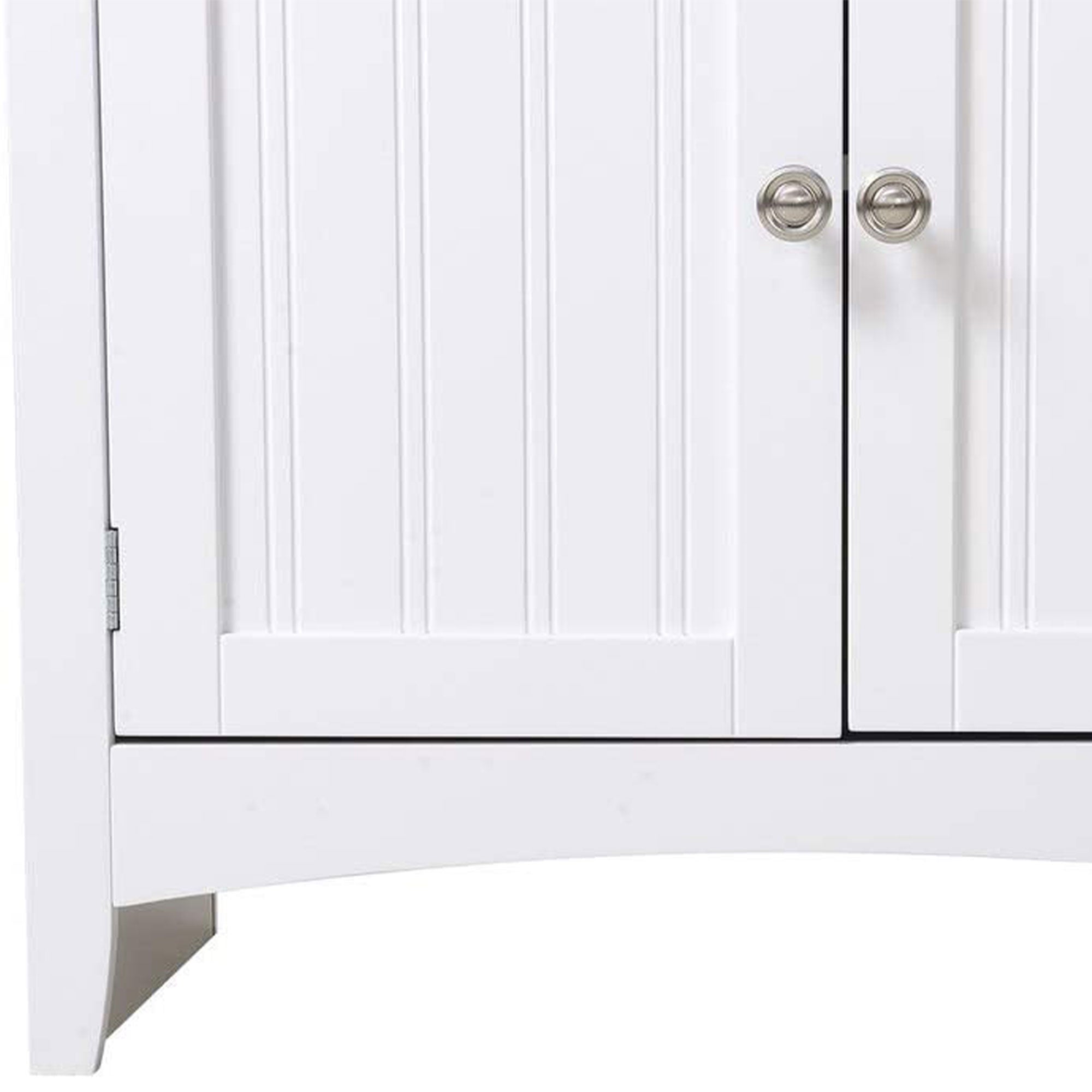 American Furniture Classics OS Home & Office Wooden Buffet & Hutch, White (Used) - VMInnovations