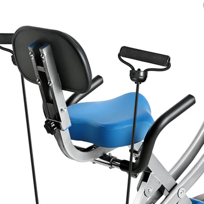 Wonder Maxi Folding Magnetic Indoor Exercise Bike with Arm Resistance Bands - VMInnovations