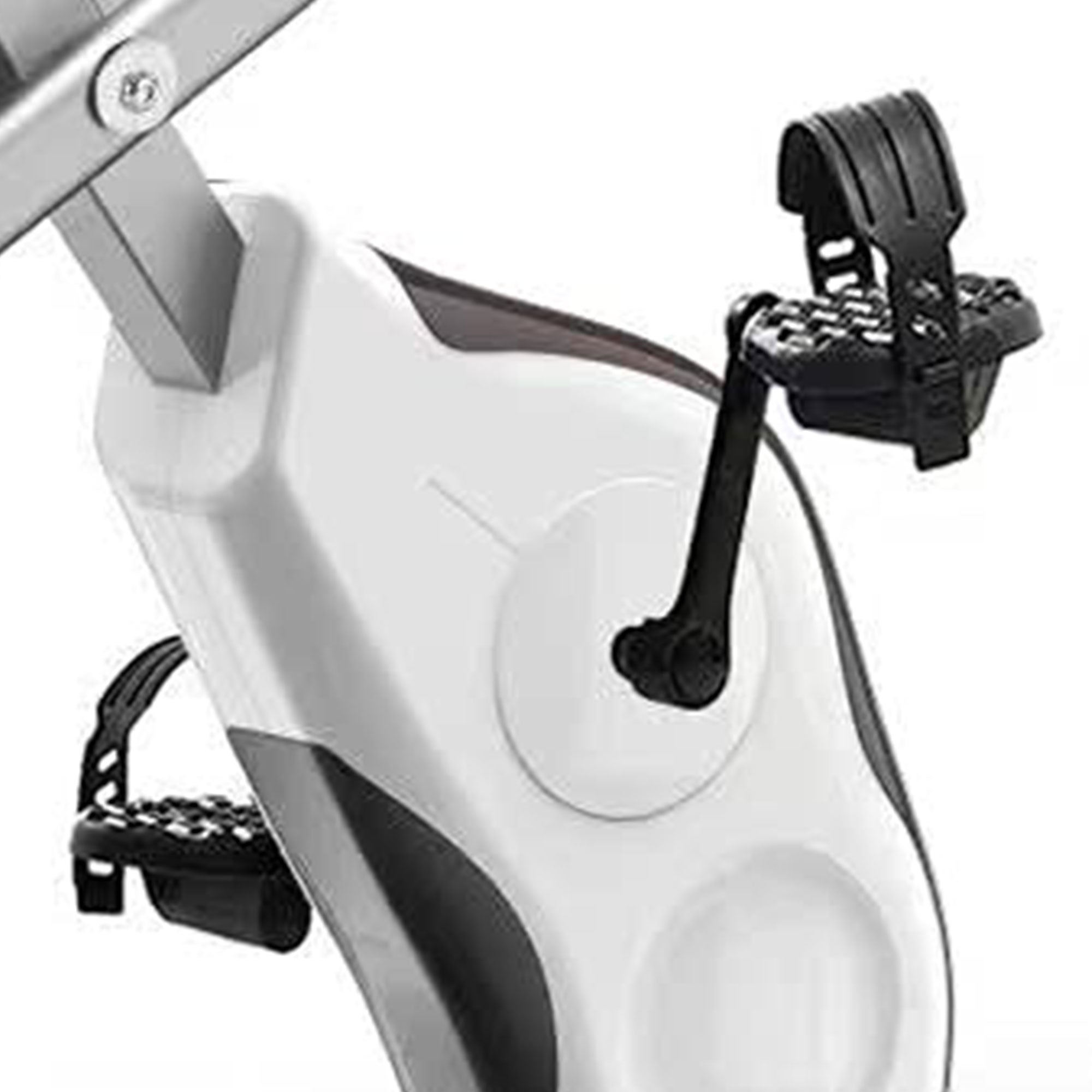 Wonder Maxi Folding Magnetic Indoor Exercise Bike w/ Arm Resistance Bands, Black