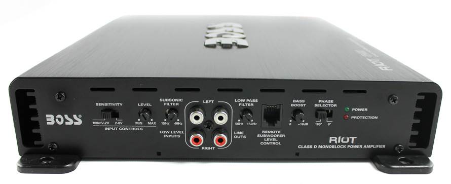 BOSS Audio R3400D Riot 3400 Watt Monoblock Class D Car Audio Amplifier + Remote